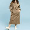 Women's Fashion Casual Plus Size Long Sleeve Solid Hoodie