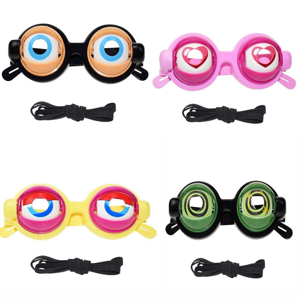 Children's Novelty Glasses Toy - Unique, Creative, Funny Party Prop Glasses - 2 Pieces