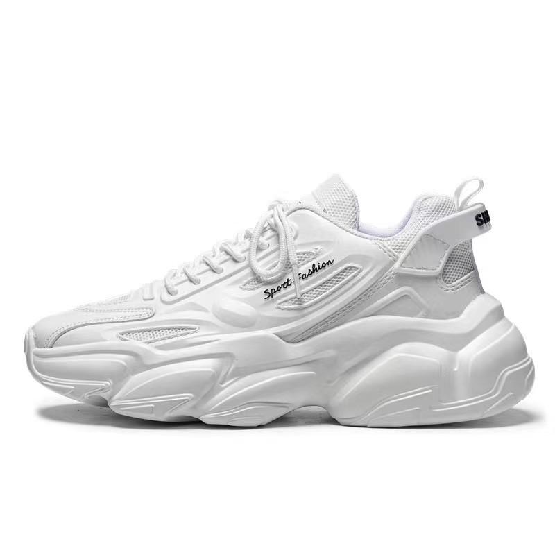 Men's Shoes Spring and Autumn Darth Vader Versatile Casual Running Soft-soled Sports Men's Thick-soled Heightening Little White Dad Trendy Shoes