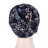 Chapeau Turban Imprimé Multicolore pour Femmes Turban Musulman Dames Enveloppé Sous le Turban Bonnet Chimique
