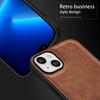 For iPhone 15 Plus PU Leather Coated TPU+PC Cover Retro Anti-scratch Phone Case
