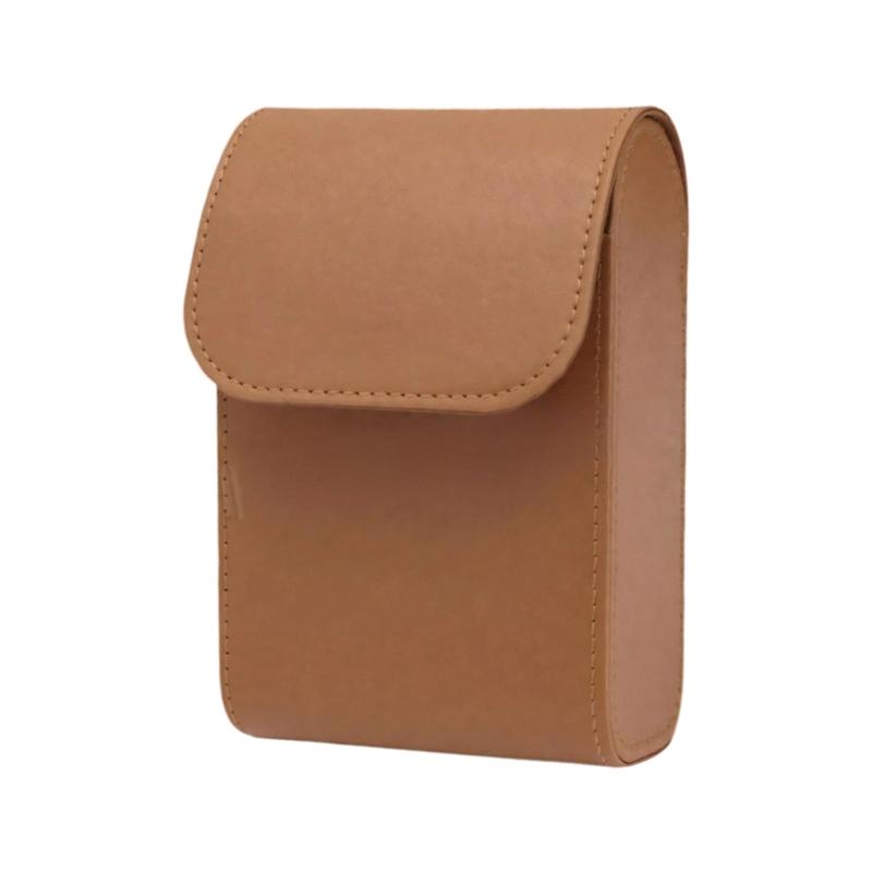 

Protective Golf Rangefinder Case Compact Belt Mounted Holder Golf Rangefinder Case For Outdoor Rangefinder Devices коричневый