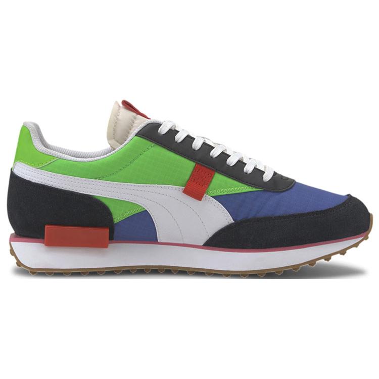Puma Future Rider 'Dazzling Blue' (Unisex) Puma Black / Flourescent Green / Dazzling Blue Casual Shoes 371149 01