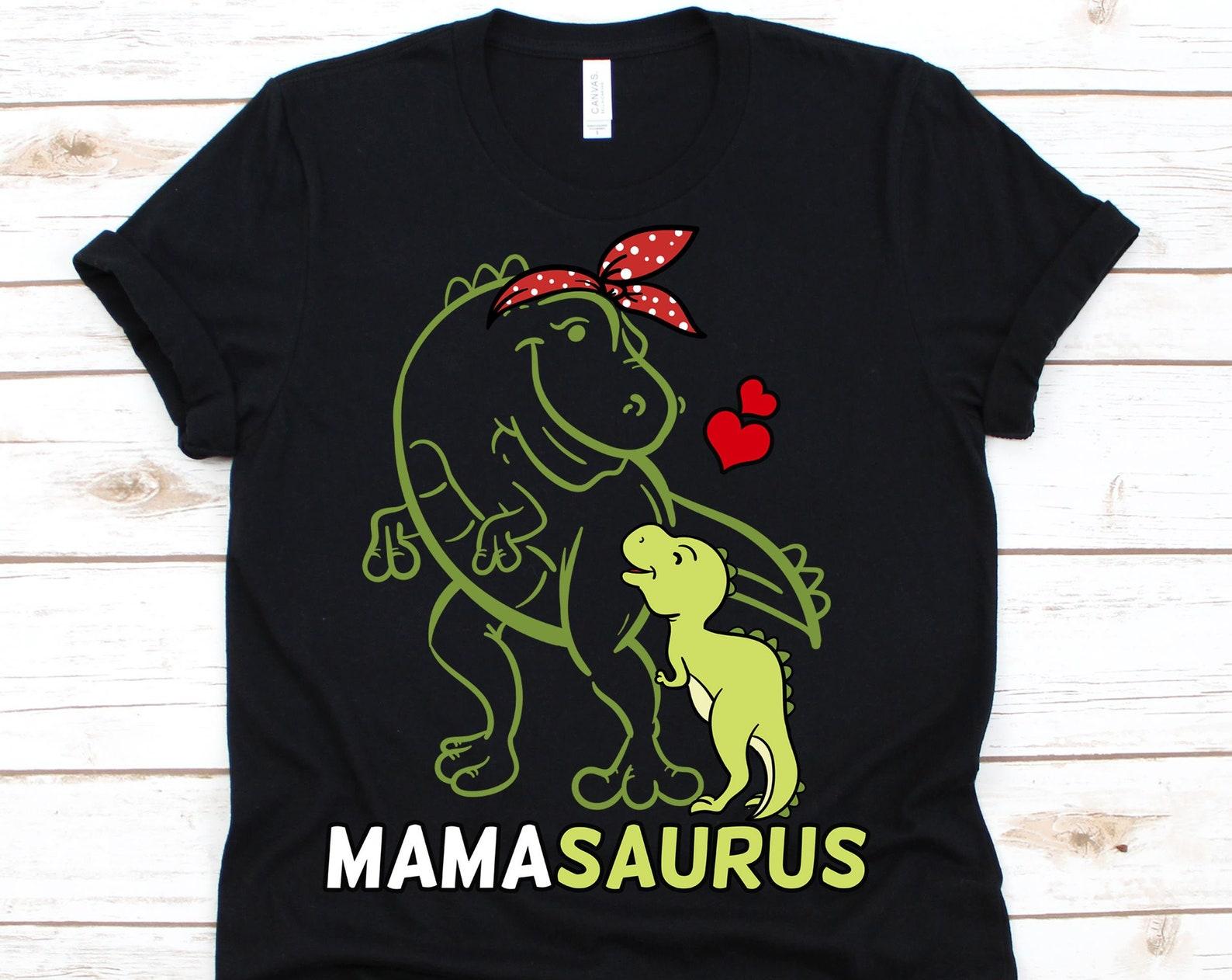 Mamasaurus Rex Shirt, Mothers Day, Mamasaurus, Dinosaur, Dino Lover, Dinosaur Mom Shirt, Dinosaur Shirt, Bandana L