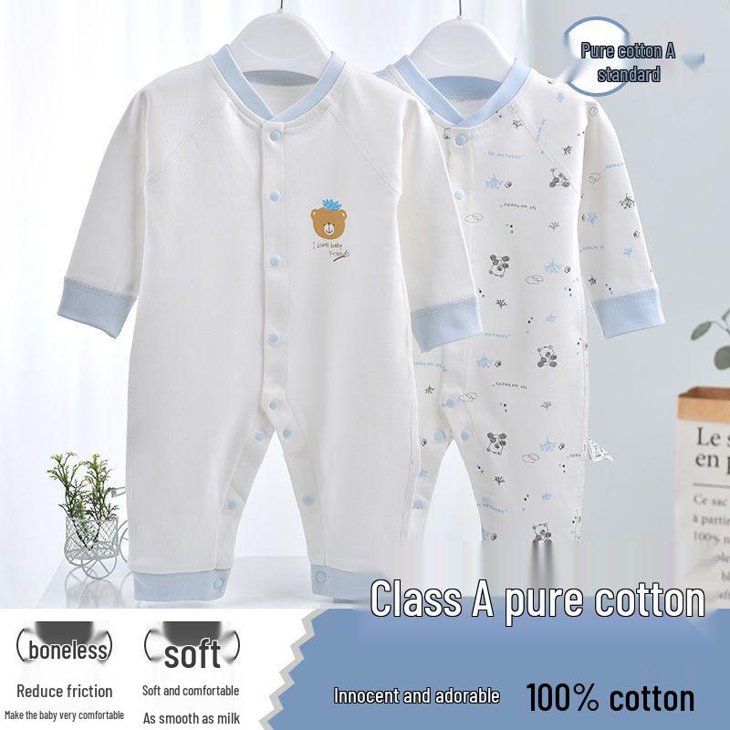 

Newborn Spring & Autumn Romper Set: 0-6 Months Two-Piece Climbing Suit 59 Recommended 1-3 months weight 8-12 pounds