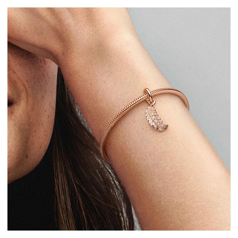 Pandora MOMENTS Leichte Feder Schmuckzubehör Damen Roségold 782578C01