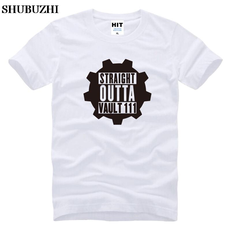

NWA T Shirt Men Fashion Casual Straight Outta Vault 111 T Shirt Short Sleeve Cotton Hip Hop Tshirt Tops Harajuku Hipster S