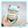Shinada Global Mochi Series Mochikaeru Plush Frog Toy MOKR-0350P Pink 22×22×30cm