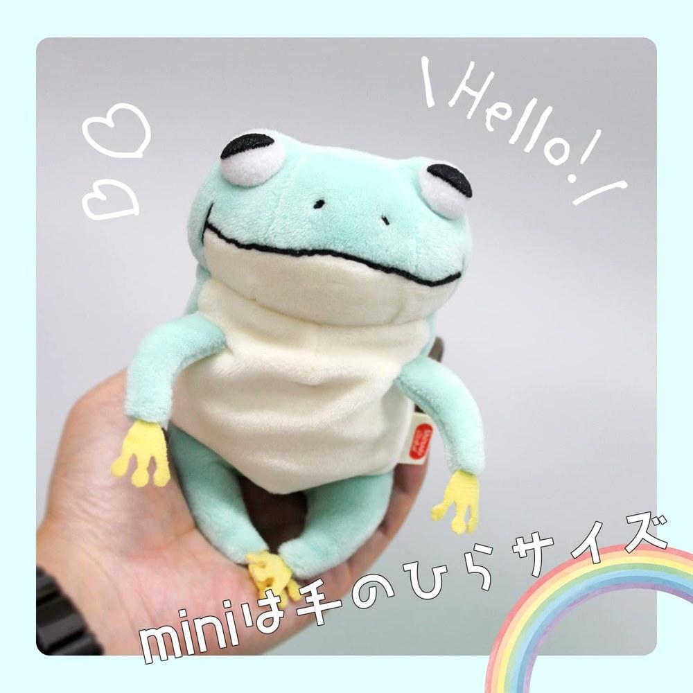 Shinada Global Mochi Series Mochikaeru Plush Frog Toy MOKR-0350P Pink 22×22×30cm