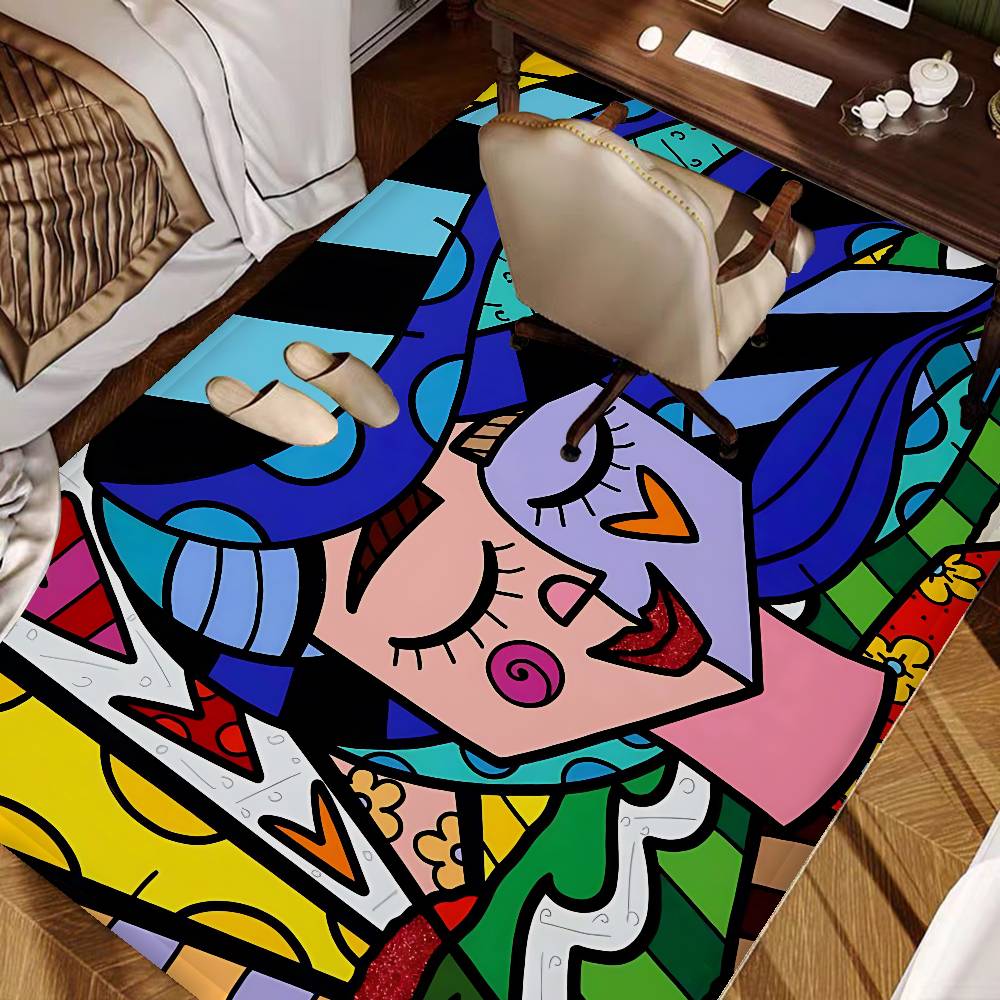Tappetino per Pavimento Britto Stile Nordico Zerbino per Casa Tappetini per Bagno-WC Tappetino Decorativo per Camera da Letto Hotel
