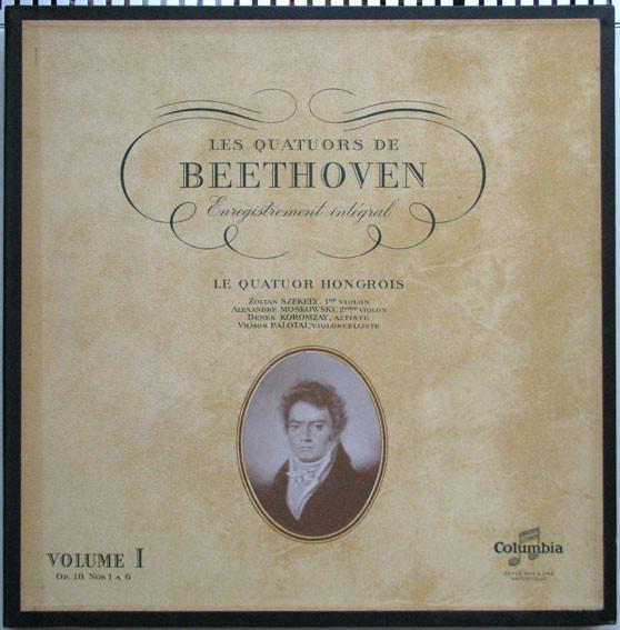 LP Record LE QUATUOR HONGROIS - Les Quatuors De Beethoven Enregistr 33FCX24042 COLUMBIA 1955 France Classical Used
