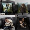 O-Outlander Movie Cushion Cover Pillowcase Ultra Soft Skin Friendly Fabric Cloud Like Comfort & Concealed Zipper