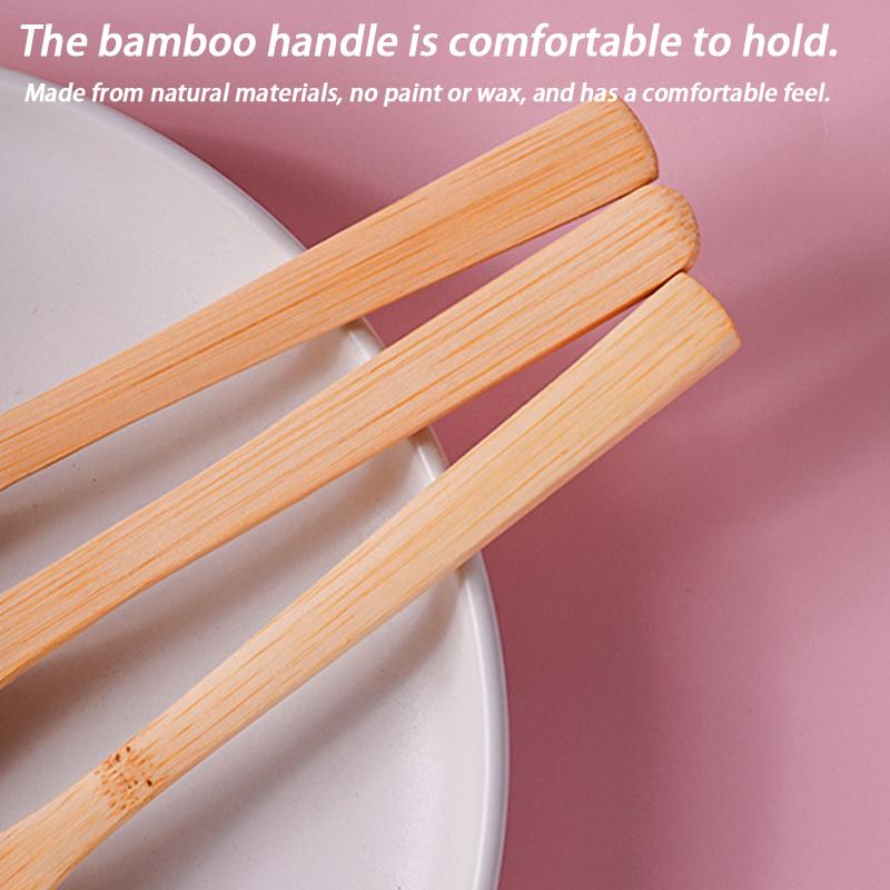 Wooden Spoons And Chopsticks Bamboo Cutlery Set Bamboo Knife Fork And Spoon Student Cutlery, Outdoor Wooden Portable Set