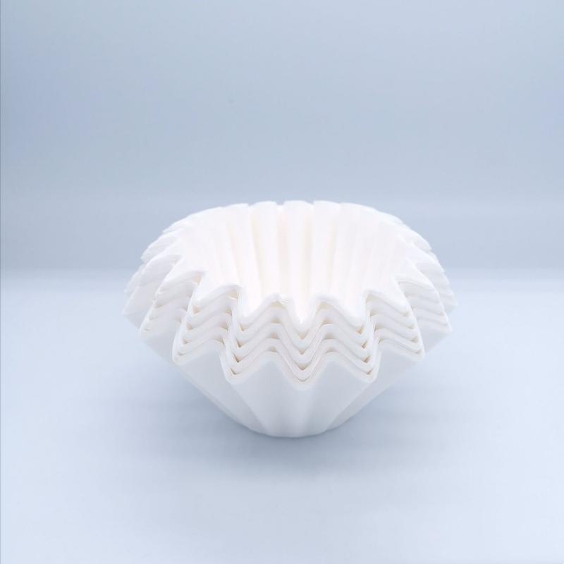 

B75 1-2Cups Basket Coffee Paper Filter Pour Over Filter Papers 50 Sheets;Fits B75 Coffee Dripper & 1-2 Cups Basket Dripper