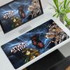 Podkładka pod mysz Anime Attack On Titan Komputerowa Antypoślizgowa Gamingowa Podkładka pod mysz XXL Krawędź Blokująca PC Laptop Klawiatura Mata pod mysz Akcesoria biurkowe