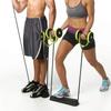 Double Roller Ab Roller Resistance Bands Abdominal Wheel Abdominal Muscle Trainer  Fitness Training