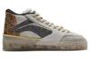 Li Ning Wave 180 Skateboard Shoes Women's Low Top Bellflower Gray/Loose Earth AECR126-1