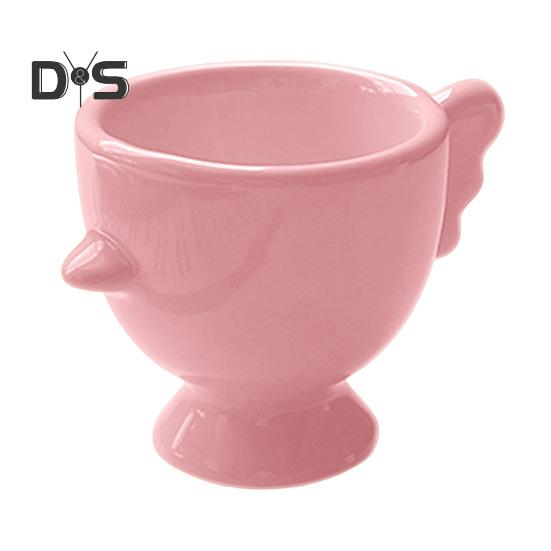 

Подставка для яиц милой формы, усиленное основание, нежная подставка для губки для макияжа, держатель, керамический держатель для яиц розовый