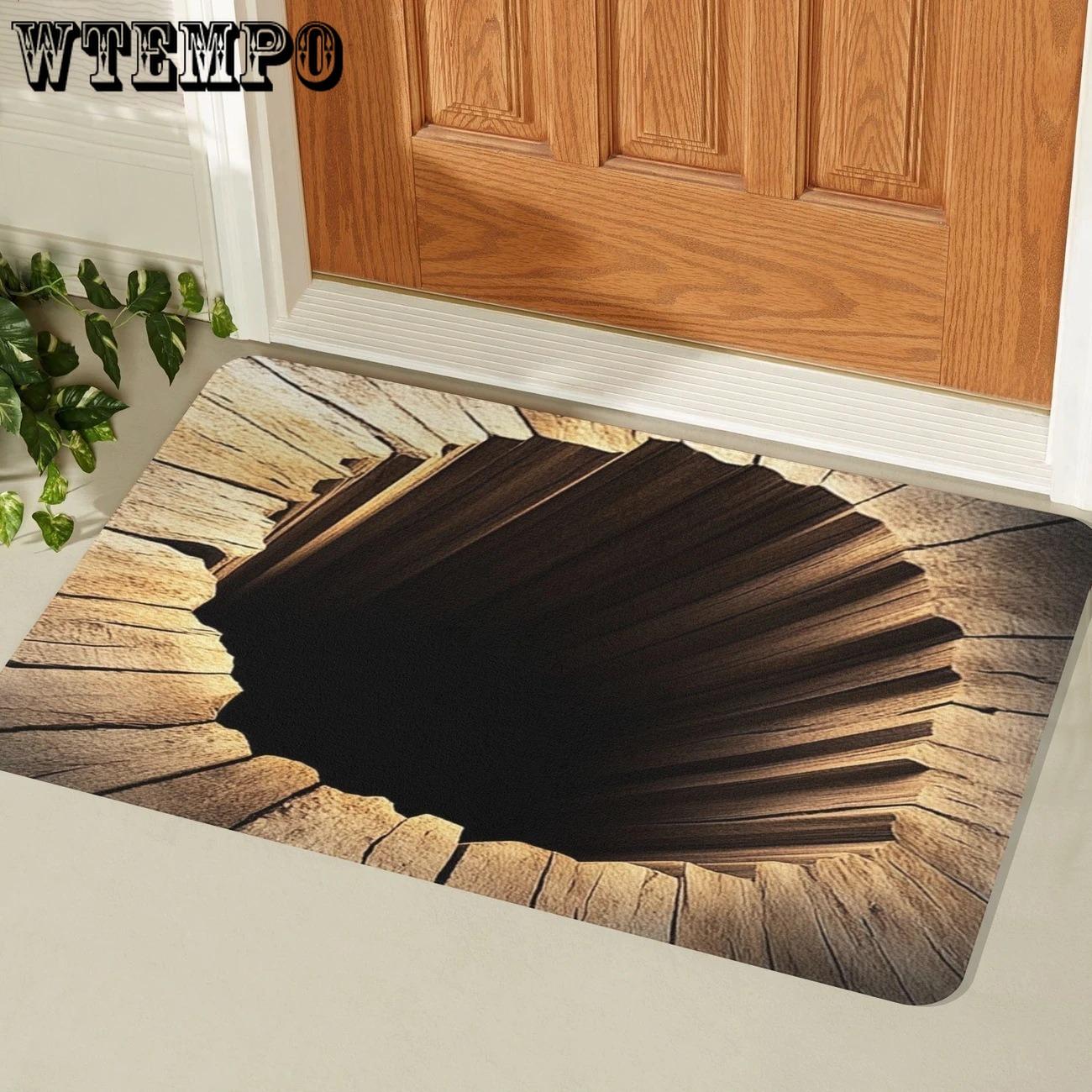 

3D Visual Floor Mat Dirt Resistant and Wear-resistant Door Mat Bathroom Absorbent and Non Slip Foot Mat 40 * 60cm