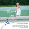 Durable String Single Tennis Racket Racquet for Kids Training Practice( Blue )