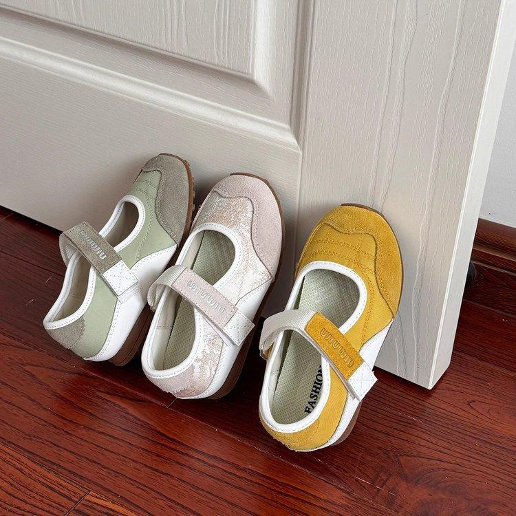 Girls shoes 2025 spring and summer new children's sports shoes soft-soled breathable German training shoes boys Forrest Gump shoes baby shoes