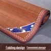 Master Xi 2025 Dual-Use Bamboo and Ice Silk Straw Mat for Summer and Winter