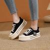 Platform Canvas Shoes Women's 2025 Spring and Summer New Height Increase Student Versatile Explosion Casual Little White Shoes Sports Board Shoes
