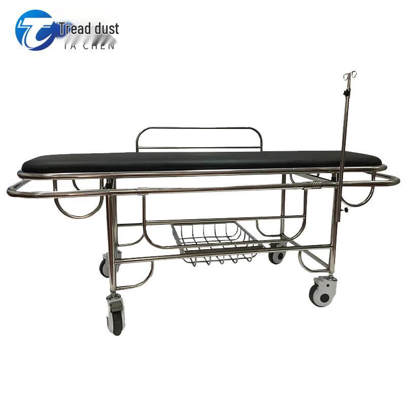 Stainless Steel Medical Transfer Stretcher Cart
