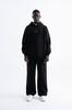 Męski Oversize Bluza z Kapturem Premium Streetwear - Czarny