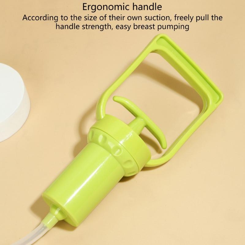 Travel Friendly Manual Breast Pump Comfortable and Safe Hand Pulled Breast Pump Strong Suction for Breastfeeding