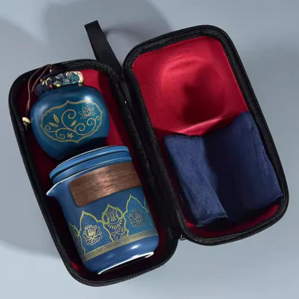 Creative Travel Tea Set Retro Express Cup Outdoor Portable Office Gift Gift