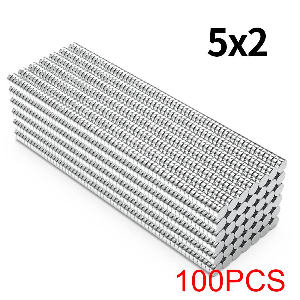 Super Strong Neodymium Magnet N35 NdfeB Permanent Magnetic imanes Round Powerful Magnets Refrigerator Magnet 4x1.5 4x2 5x1 6x2