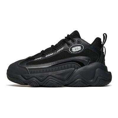 Durable Low-Top Dad Shoes Women Sneakers Black 122148090R-2