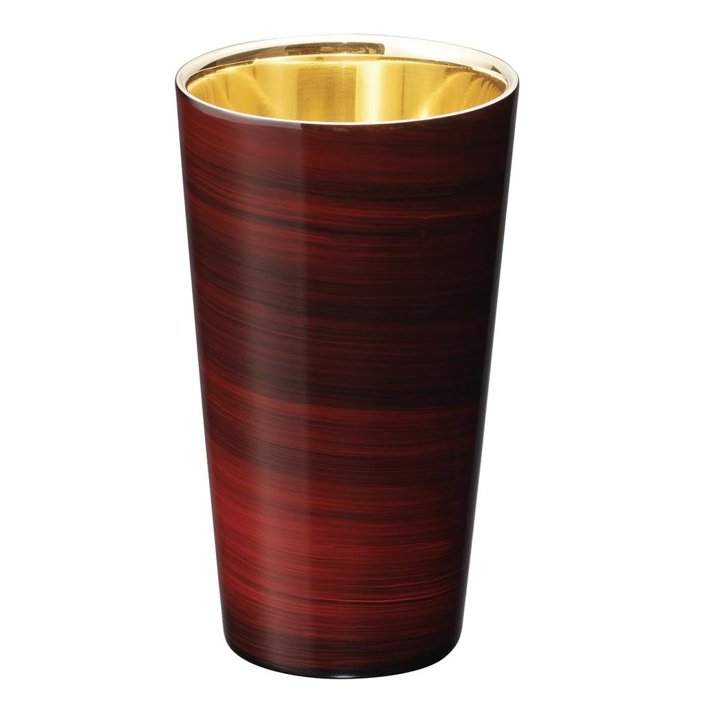 Tsubame Yamanaka Lacquer Straight Tumbler Akatsuki Lacquer X 300cc Eco Bag Made In Vietnam Lacquer Made In Japan J-kitchens-bag 7.5cm 12.5cm / /