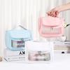 Transparent PVC Makeup Bag: Wet/Dry Separation, Large Capacity, PU Travel Cosmetic Organizer