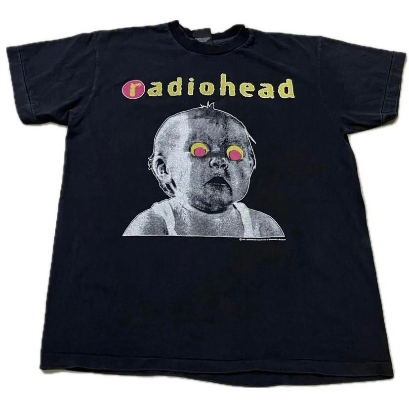 RADIOHEAD Vintage XL 1993 Pablo Honey Tour 90s Band Giant Tag T-shirt REPRINT
