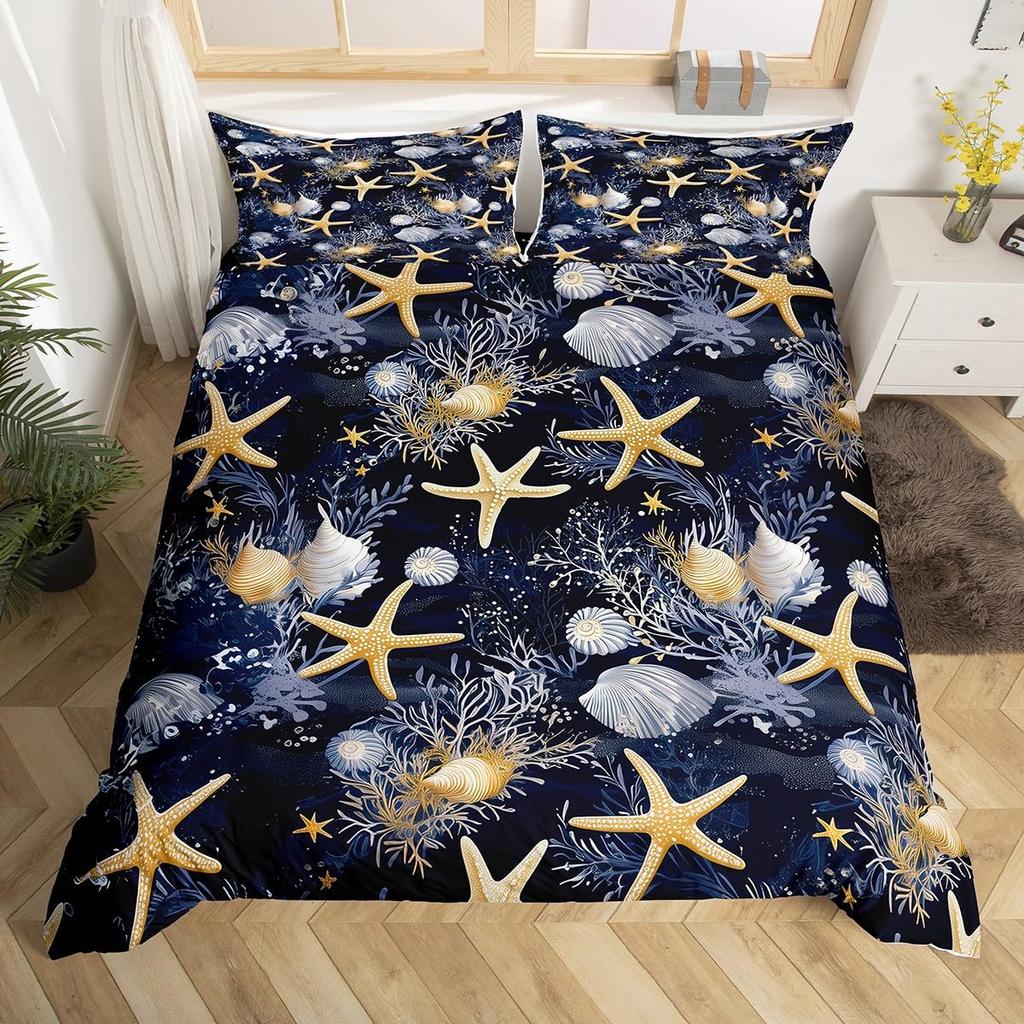 Kinder Surfbrett Bettbezug Einzelbett Queen Hawaii Ozean Surfen Bettwäsche Set Jungen Teenager Männer Meer Küsten Blumen Dekor Bettdeckenbezug