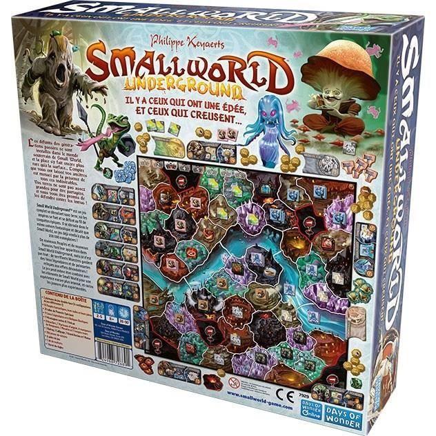 SMALL WORLD - Erweiterung Underground - Gesellschafts-Strategiespiel - Ab 10 Jahren - Asmodee - SWUND