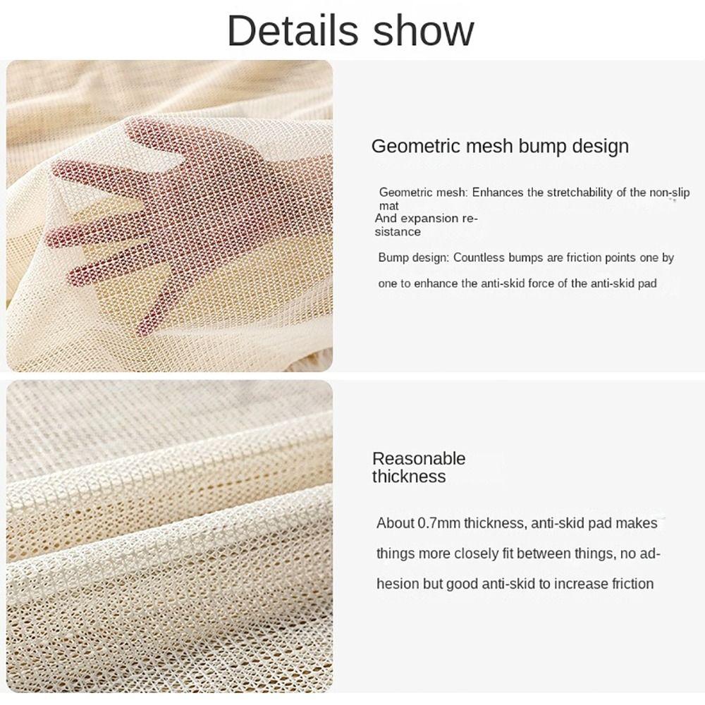 White Non Slip Mat Anti-skid Antiskid Net Cloth New Floors Gripper Carpet