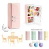 Tiny Little Play World Mini Fridge Blind Box Toy Set | Random Mini Food Models, Micro Table Chair Pretend Play,Creative Capsule