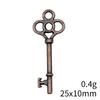 Hollow Clover Key Charm Lucky Pendant Tool Charms For Bracelet Necklace Jewelry Making Supplies For DIY