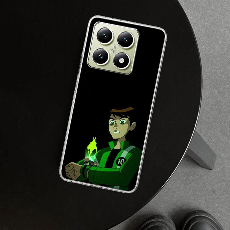Cartoon Ben 10 Phone Case Cover for Xiaomi Redmi Note 15 14 13 12 11 Pro Plus 14S 12S 11S 11T 11E 10S 10 Customized Fundas Redmi