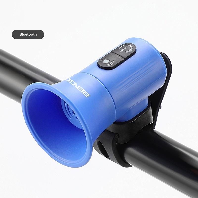 1Piece Bicycle Electronic Horn Loud Warning Sound Waterproof Suitable For Road And Mountain Bike