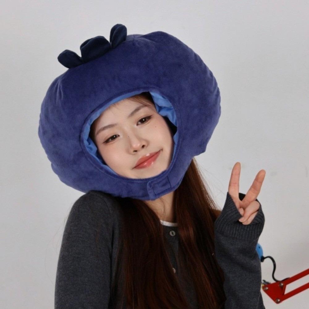 Playful Fruit and Vegetable Hat Thick Pullover Cap Mushroom Nutrition Month Hat  Photography Props