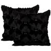 Square Throw Pillow Cover Ghost with Pumpkin Cushion Covers Plush Pillow Case  Halloween Decor