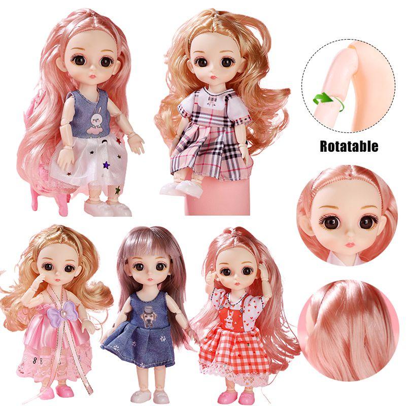 66in Bjd Princess Dolls Movable Joints 112 Mini Model Toys Kids Gift Birthday