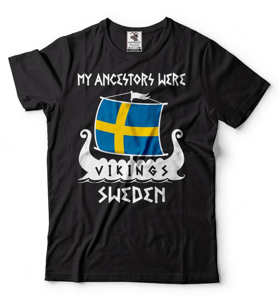 Viking T-T-shirt My Ancestors Were Vikings Sweden Heritage T-T-shirt Drakkar T-T-shirt 3XL