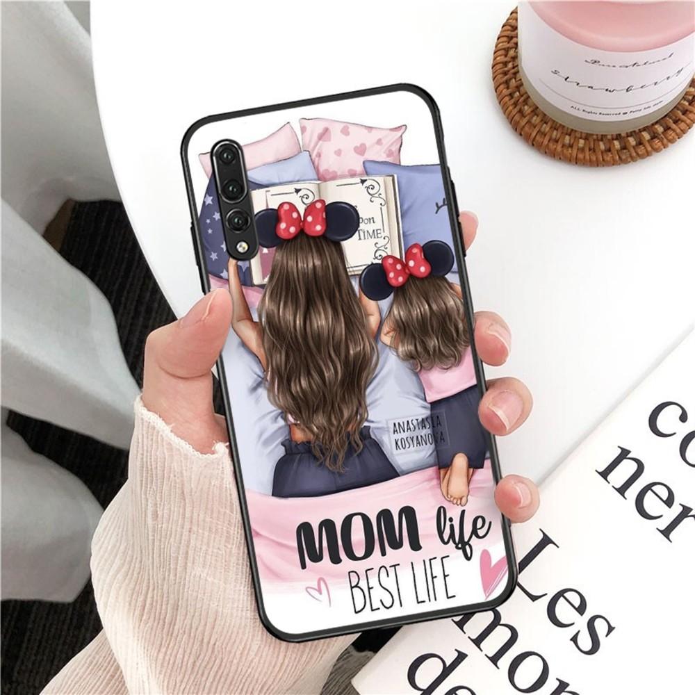 Super Mom MaMa Fundas Phone Case For Huawei P 8 9 10 20 30 40 50 Pro Lite Psmart Honor 10 Lite 70 Mate 20lite
