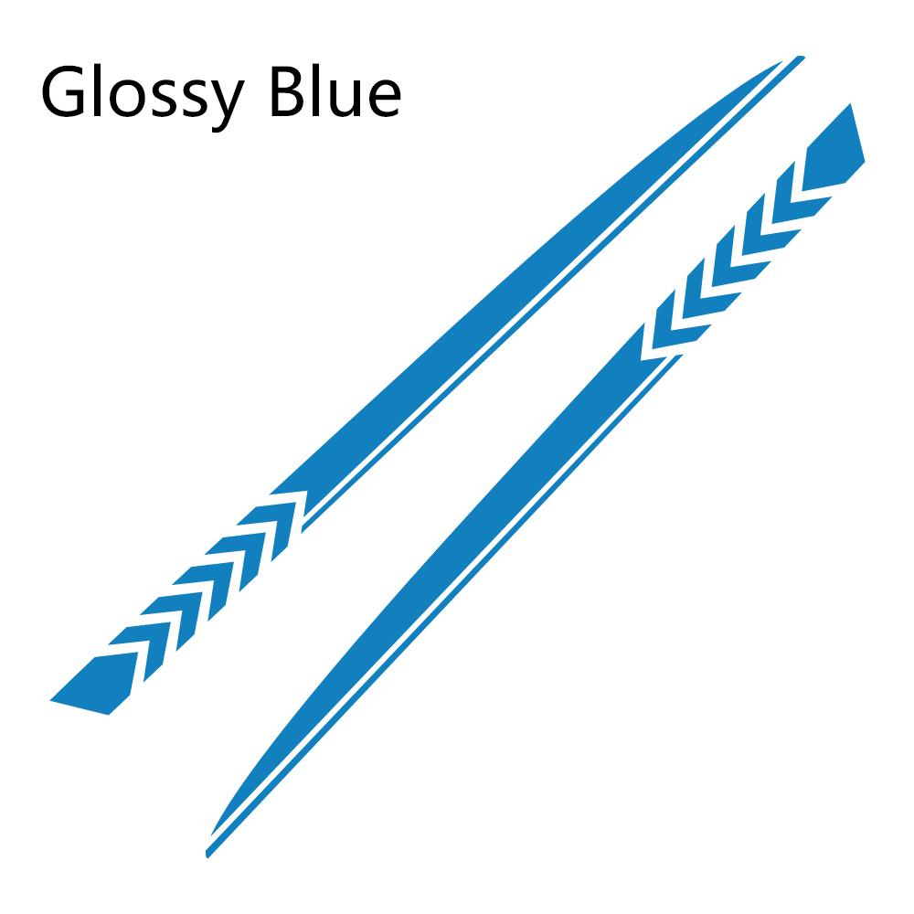 

2Pcs For Dodge Charger Car Stickers Sport Styling Auto Long Side Stripes Decals DIY Vinyl Film Automobile Car Tuning Accessories