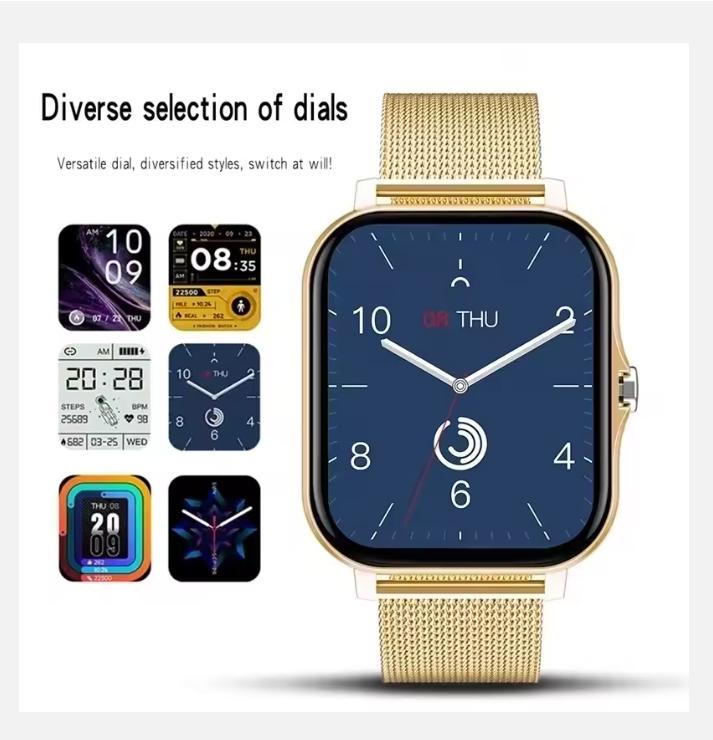 Sportovní chytré hodinky s plně dotykovým displejem pro muže a ženy, měřič srdečního tepu, fitness tracker, Bluetooth volání, chytré hodinky, náramkové hodinky GTS plus